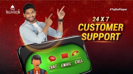 Taj Rummy Game Customer Support और Help Center