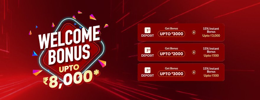 Taj Rummy App पर ₹8,000 तक का Welcome Bonus ऑफर
