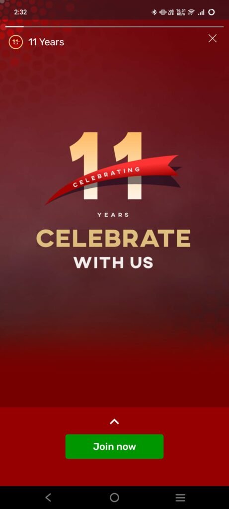 Taj Rummy App 11th Anniversary Celebration