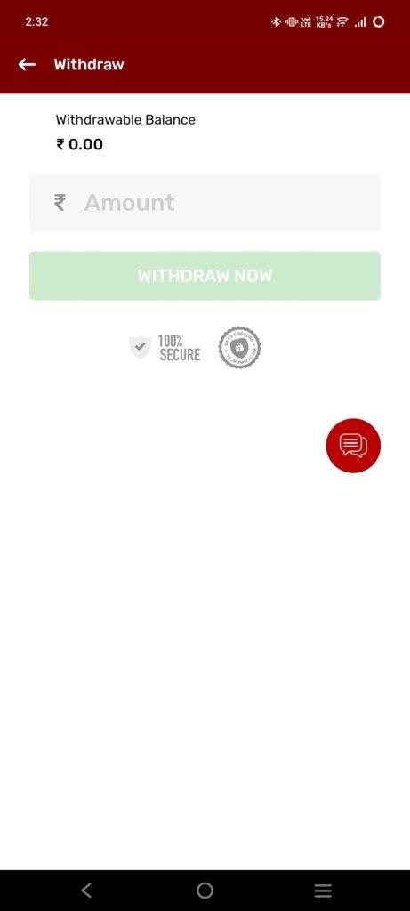 Taj Rummy App से Withdraw कैसे करें?