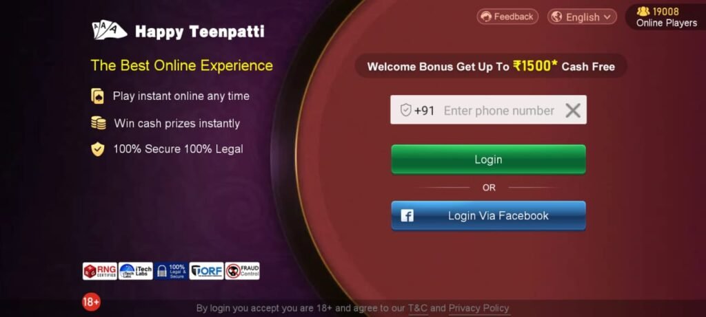 Happy Teen Patti Apk 2025